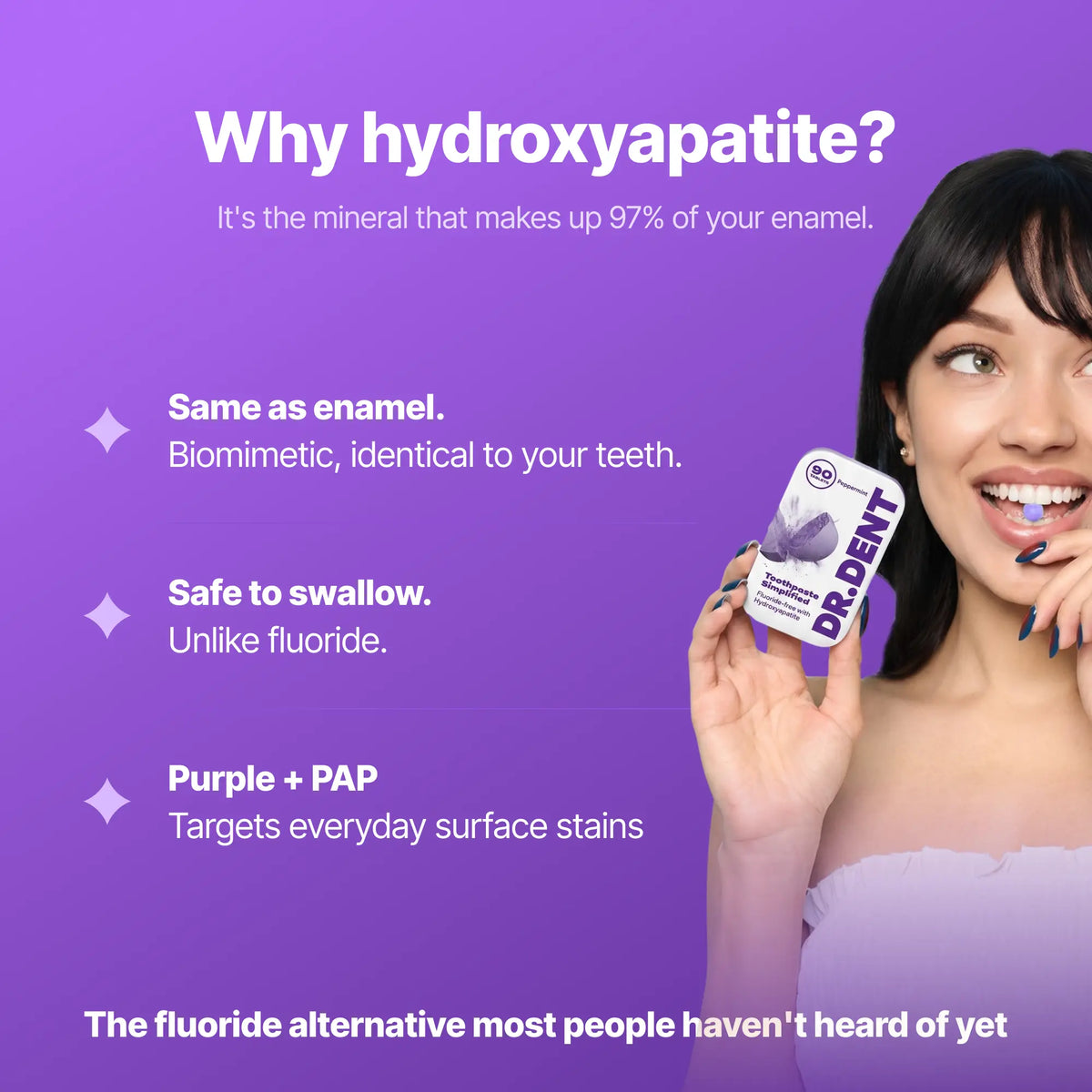 TryPrisma Purple Toothpaste Tablets