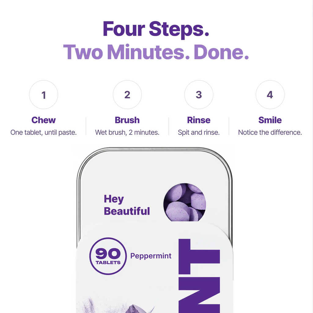 TryPrisma Purple Toothpaste Tablets